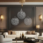 Set of 3 Metal Islamic Wall Art | Ayatul Kursi, Surah An-Nâs & Surah Al-Falaq