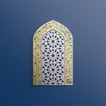 Ayatul Kursi Metal Mihrab Wall Art | A Sacred Form of Direction and Devotion