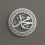 Set of 2 Allah & Muhammad Metal Islamic Wall Art | A Paired Expression of Faith